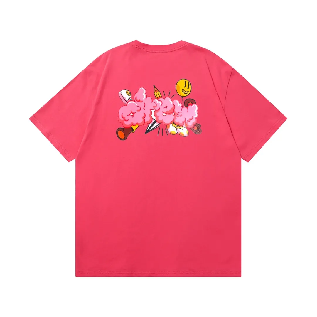 D 021 9 2023SS Same Style drew T g , ！ Quality！！ ， Quality！！ ， ！！ ， ， ， ， ， 。 Sizes：S M L XL ：Black White Royal Blue Red Brown White Orange
